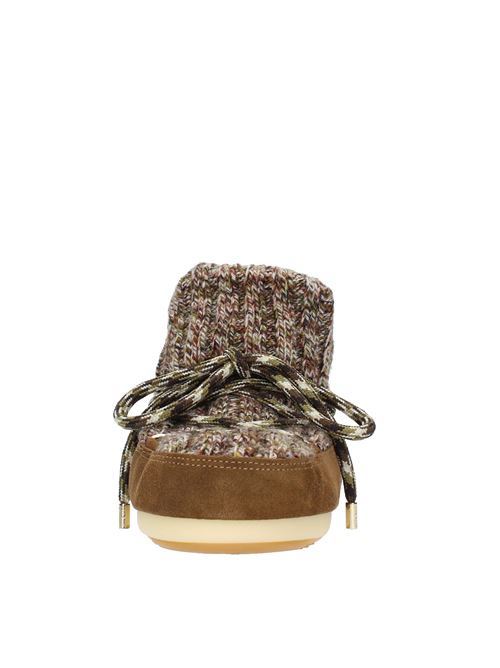 Stivaletti da neve modello PUMPS WOOL MOON BOOT in camoscio e tessuto MOON BOOT | 14601000MULTICOLOR
